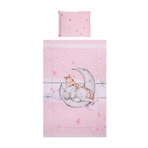 Σετ Προίκας Μωρού Για Κούνια 3τμχ Lorelli Butterflies Pink