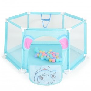Πάρκο Δραστηριοτήτων 146 cm Με 50 Μπάλες 7062B Blue Moni Toys