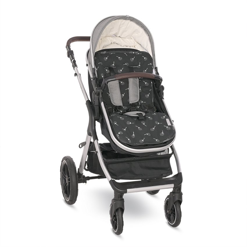 Στρώμα Καροτσιού Lorelli Black Floral - Image 2