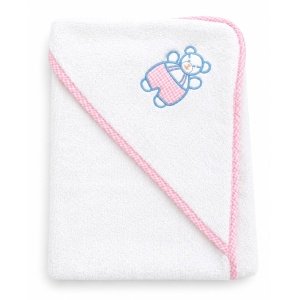 Μπουρνουζοπετσέτα 75x75cm White Pink Toy Bear