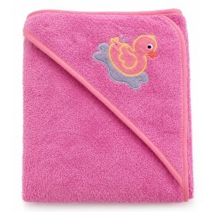 Μπουρνουζοπετσέτα 75x75cm Pink Duck Fr