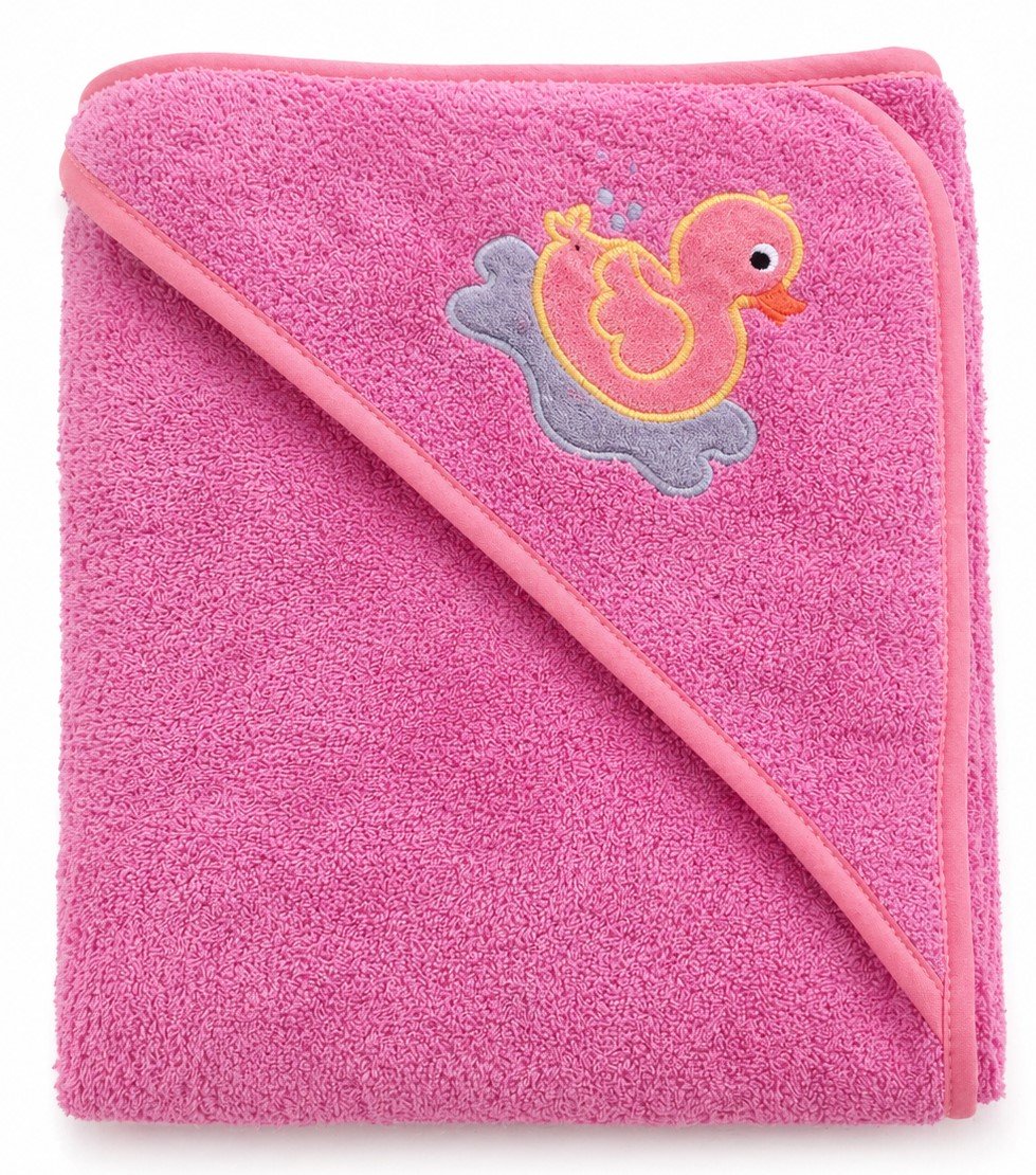 Μπουρνουζοπετσέτα 75x75cm Pink Duck Fr