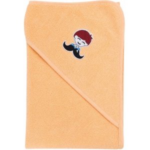 Βρεφική Hooded Μπουρνουζοπετσέτα 75x75cm Its a boy Orange Fr